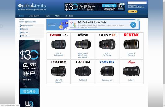 opticallimits|專業相機鏡頭評測網 opticallimits|專業相機鏡頭評測網